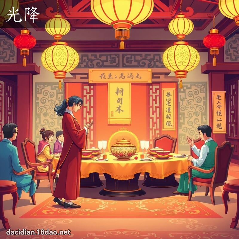 光降 - 国语大辞典配图