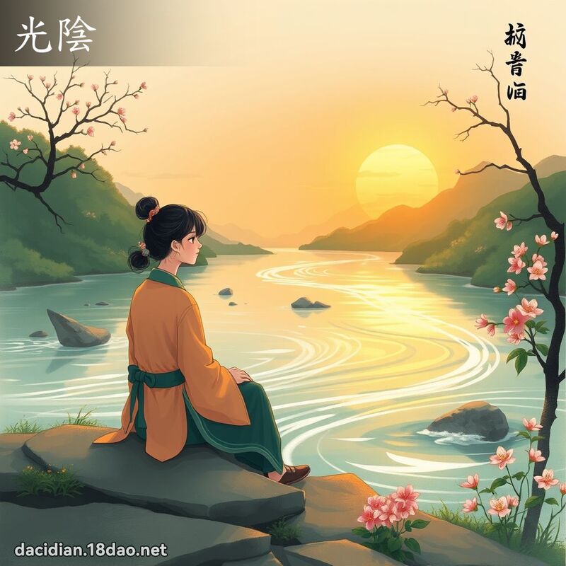 光陰 - 國語大辭典配圖