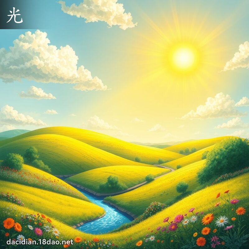 光 - 國語大辭典配圖
