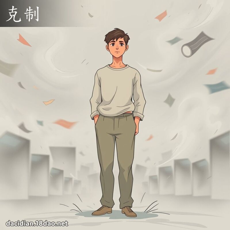 克制 - 国语大辞典配图