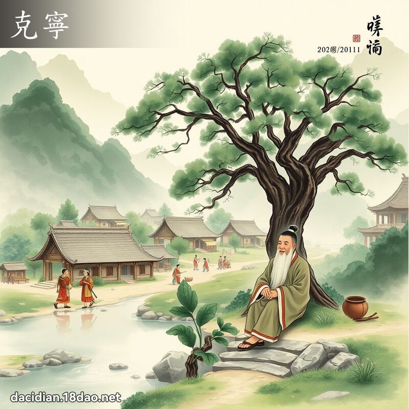 克寧 - 国语大辞典配图