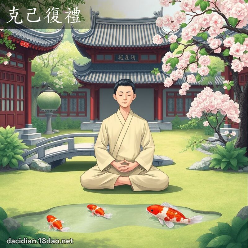 克己復禮 - 國語大辭典配圖