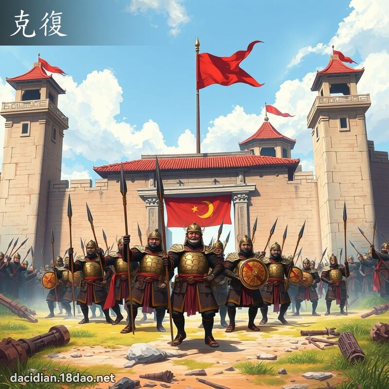 克復 - 國語大辭典配圖