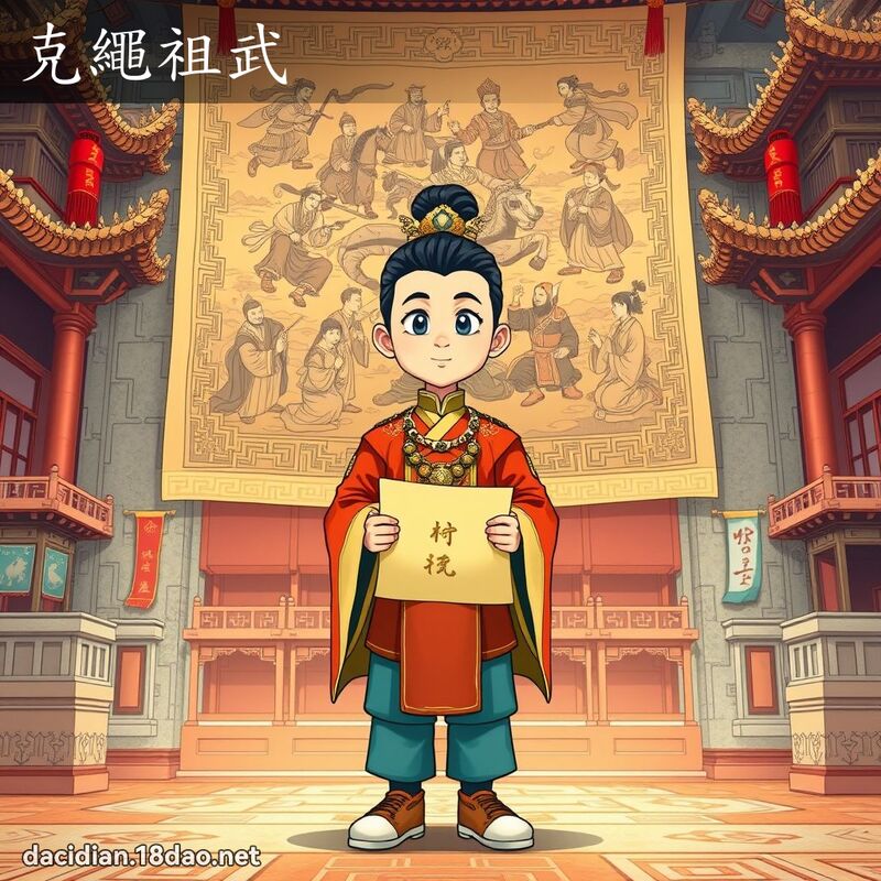 克绳祖武 - 国语大辞典配图