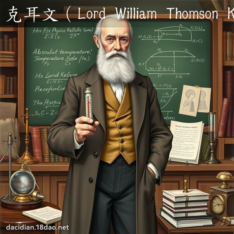 克耳文（Lord William Thomson Kelvin） - 国语大辞典配图