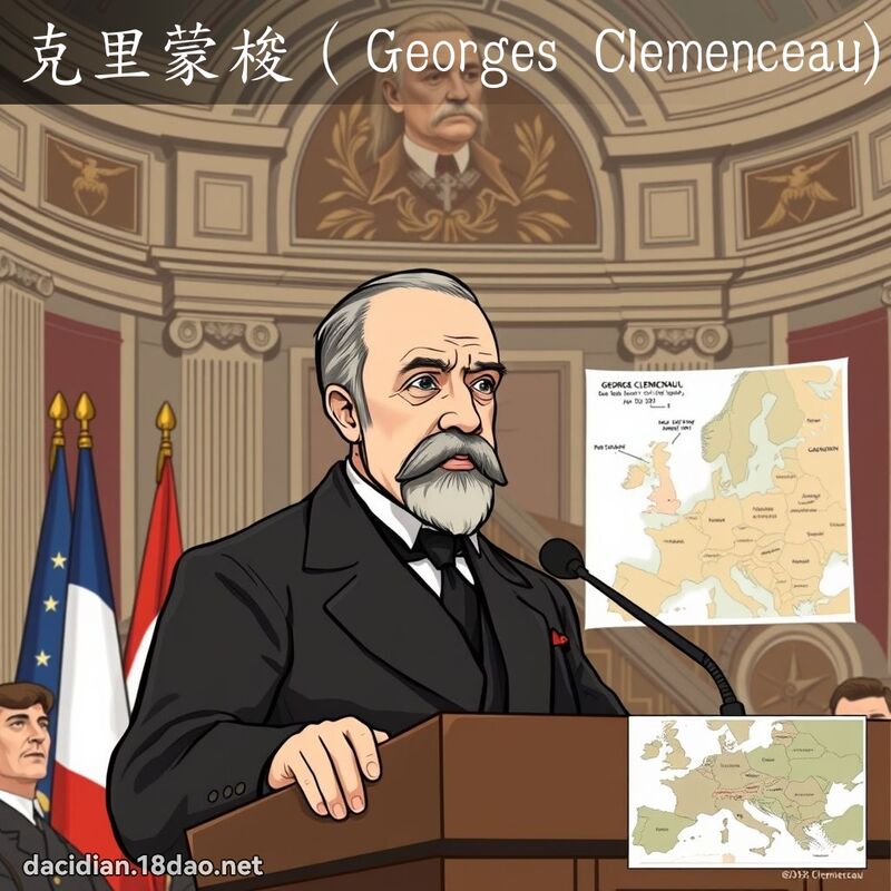 克里蒙梭（Georges Clemenceau) - 國語大辭典配圖