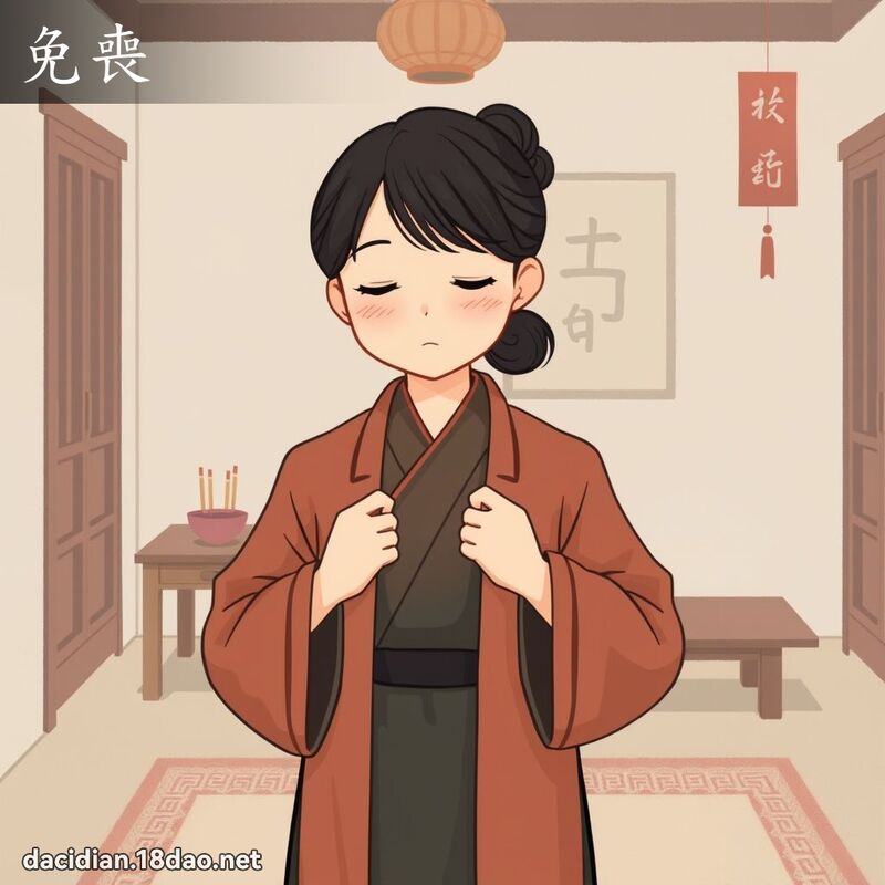 免丧 - 国语大辞典配图