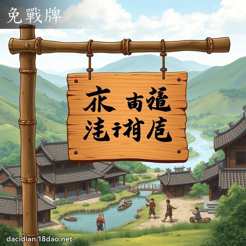 免战牌 - 国语大辞典配图