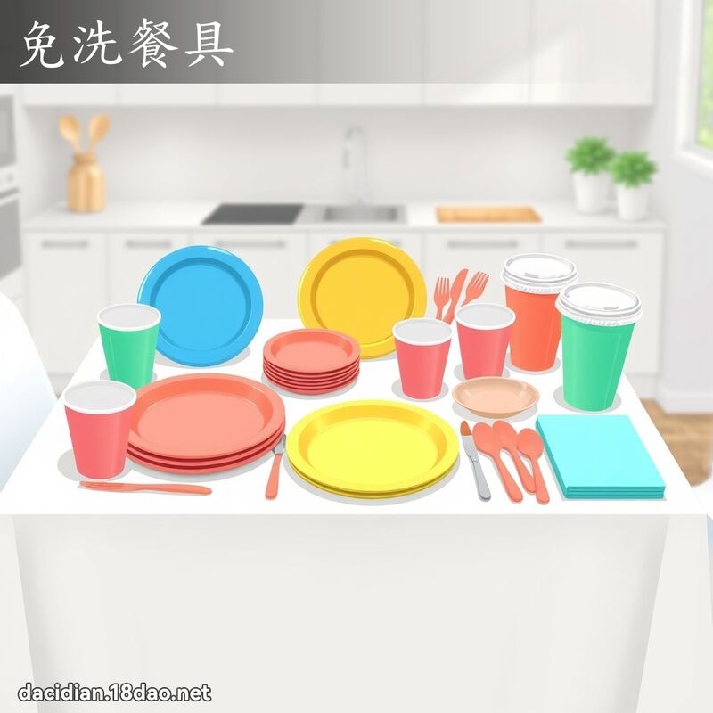 免洗餐具 - 國語大辭典配圖