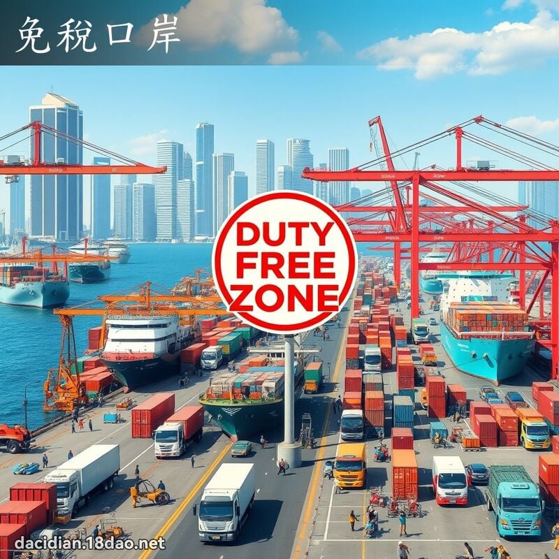 免稅口岸 - 國語大辭典配圖