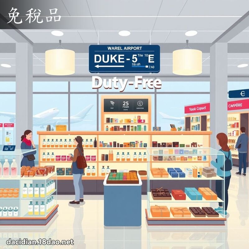 免税品 - 国语大辞典配图