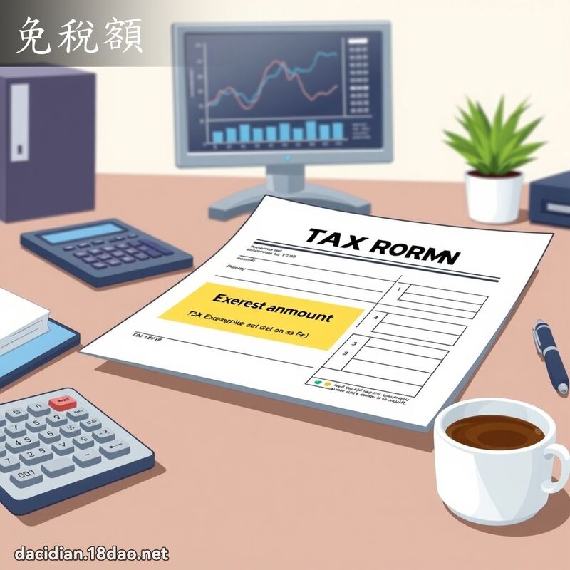 免税额 - 国语大辞典配图