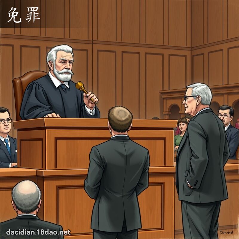 免罪 - 国语大辞典配图