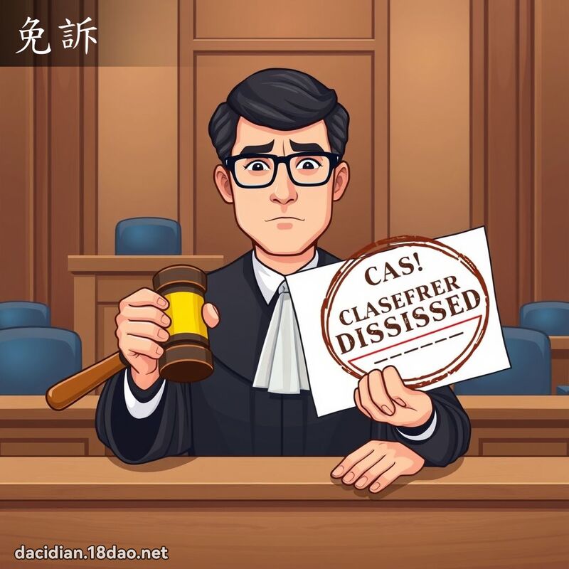 免訴 - 國語大辭典配圖