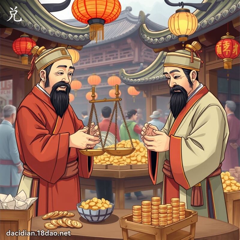 兑 - 國語大辭典配圖