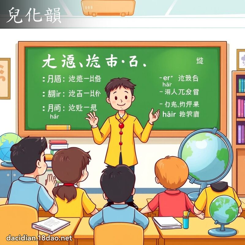 兒化韻 - 國語大辭典配圖