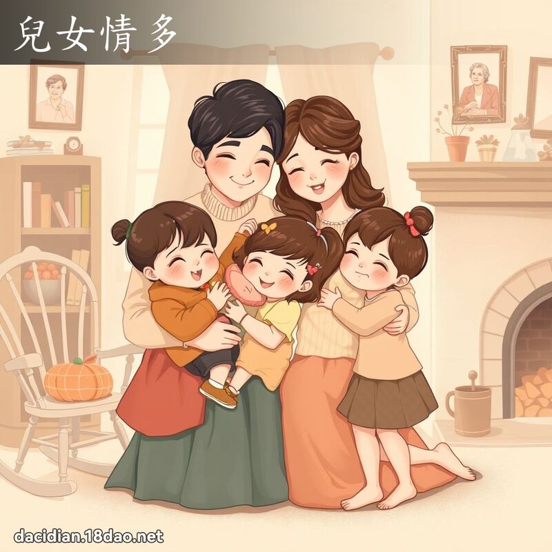 兒女情多 - 國語大辭典配圖