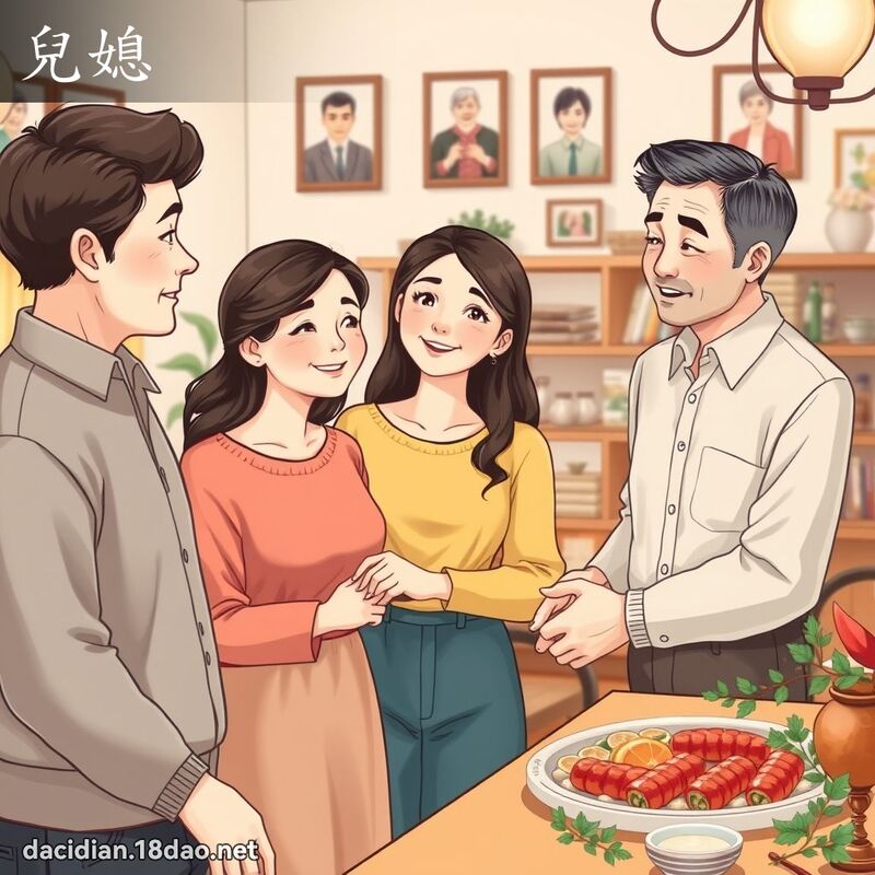 兒媳 - 國語大辭典配圖
