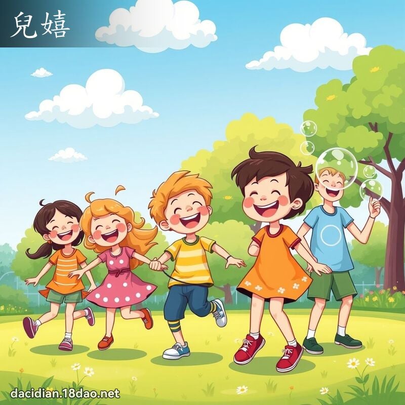 兒嬉 - 國語大辭典配圖