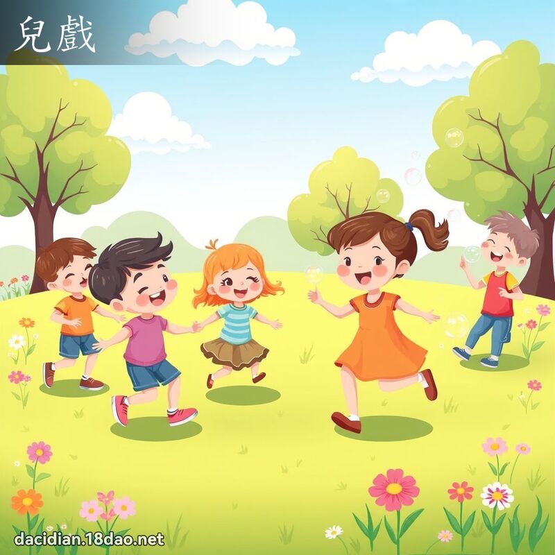 儿戏 - 国语大辞典配图