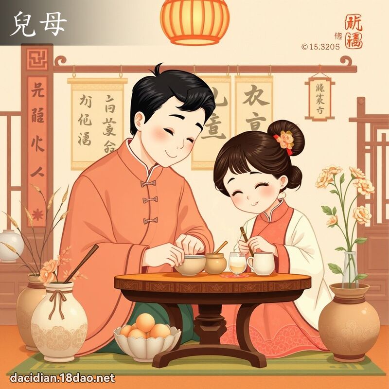 兒母 - 國語大辭典配圖
