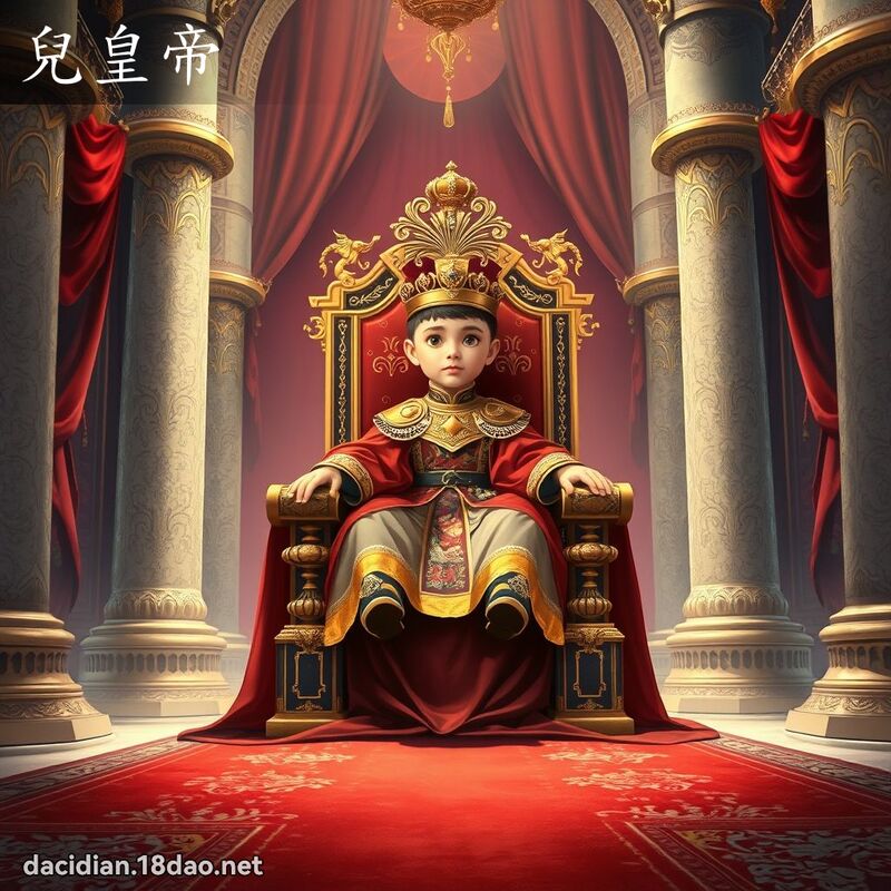兒皇帝 - 國語大辭典配圖
