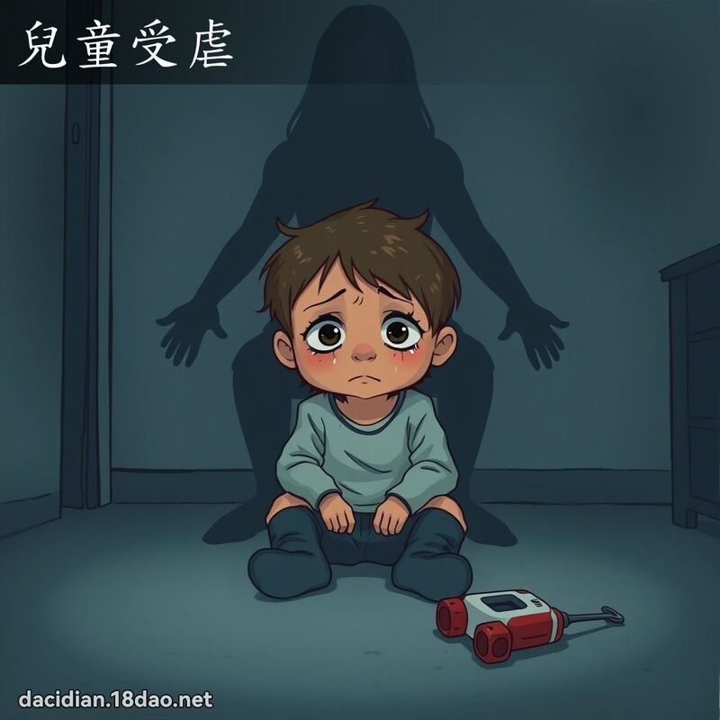 兒童受虐 - 國語大辭典配圖