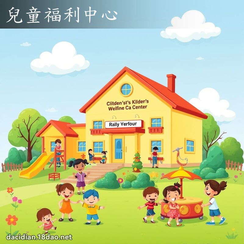 兒童福利中心 - 國語大辭典配圖