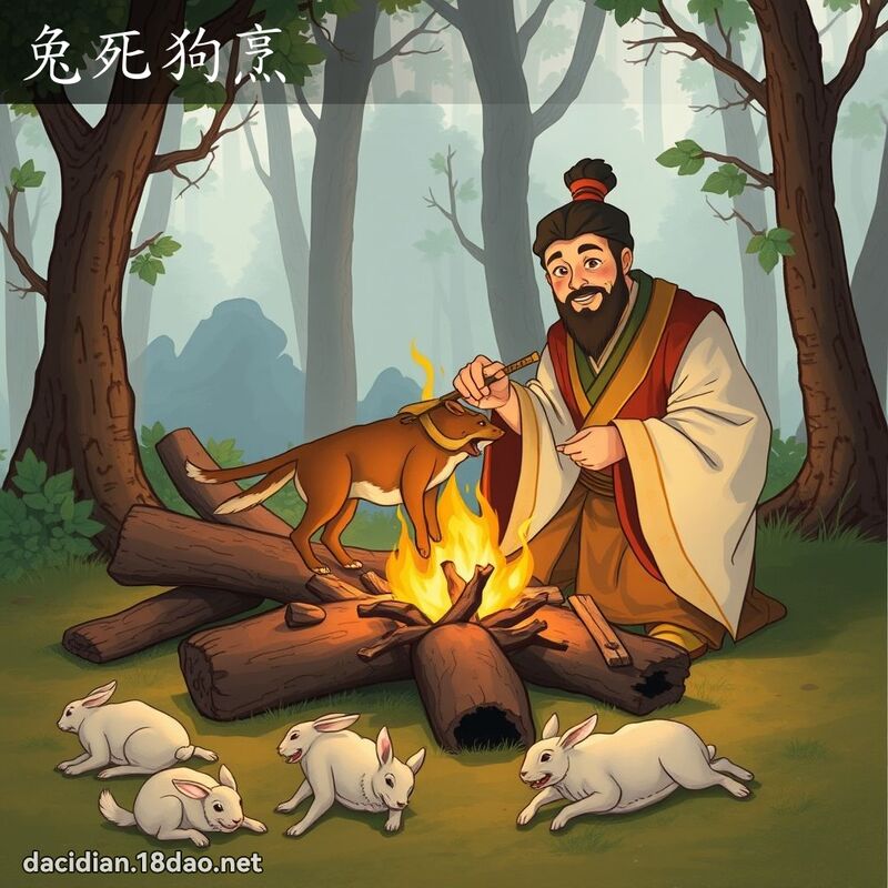 兔死狗烹 - 国语大辞典配图