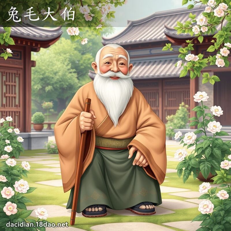 兔毛大伯 - 國語大辭典配圖