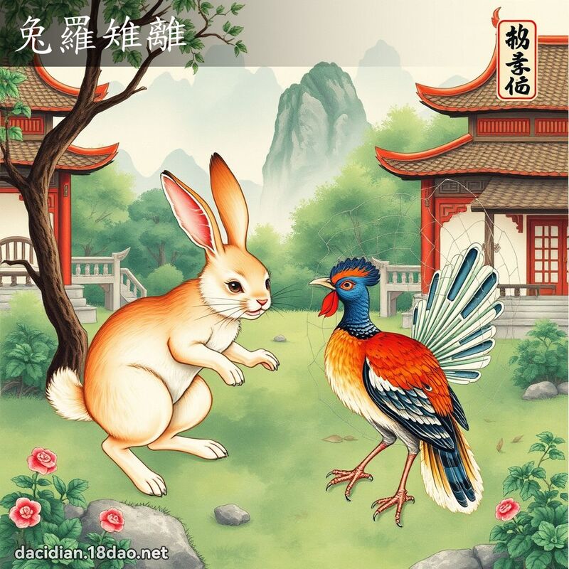 兔罗雉离 - 国语大辞典配图