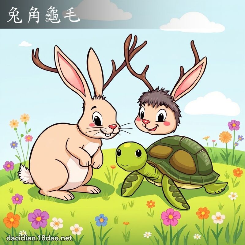 兔角龜毛 - 國語大辭典配圖