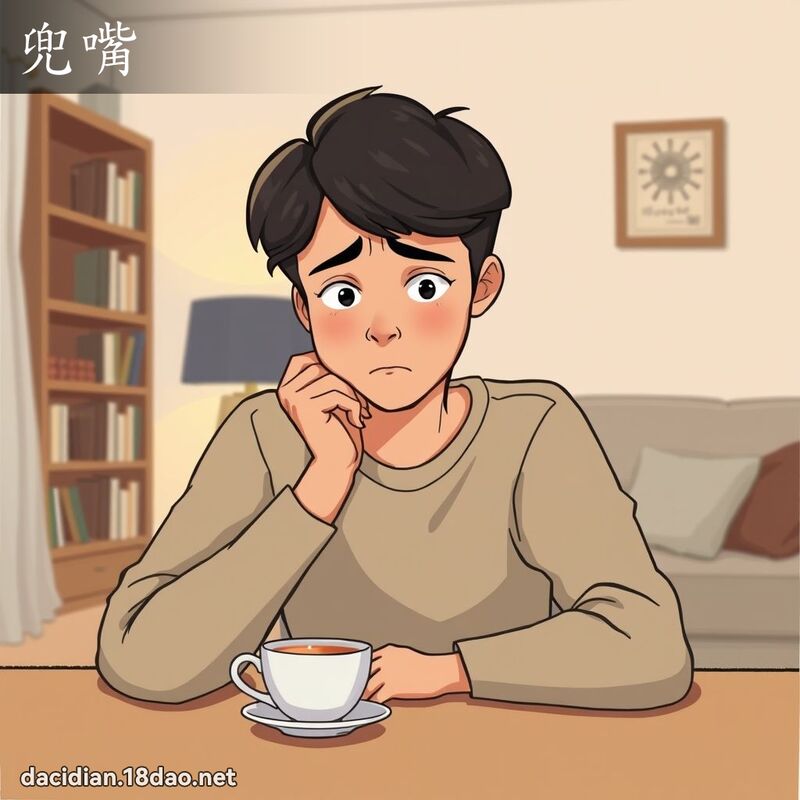 兜嘴 - 國語大辭典配圖