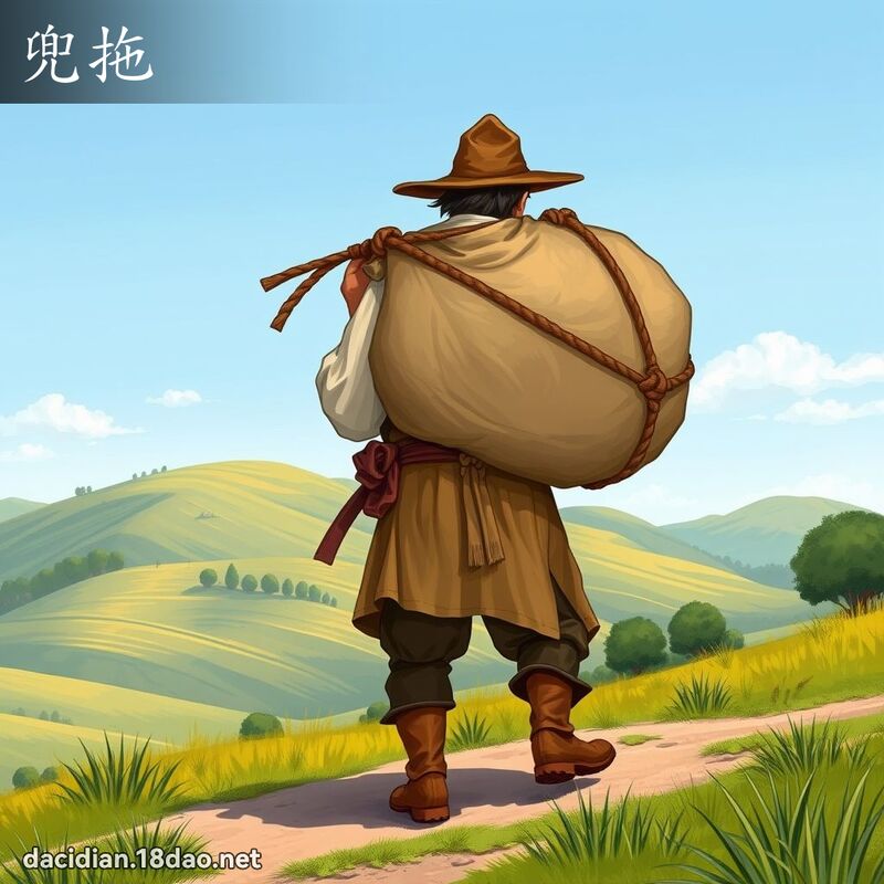 兜拖 - 国语大辞典配图