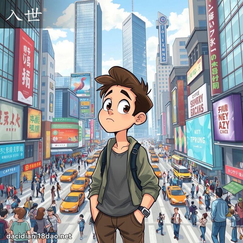 入世 - 国语大辞典配图