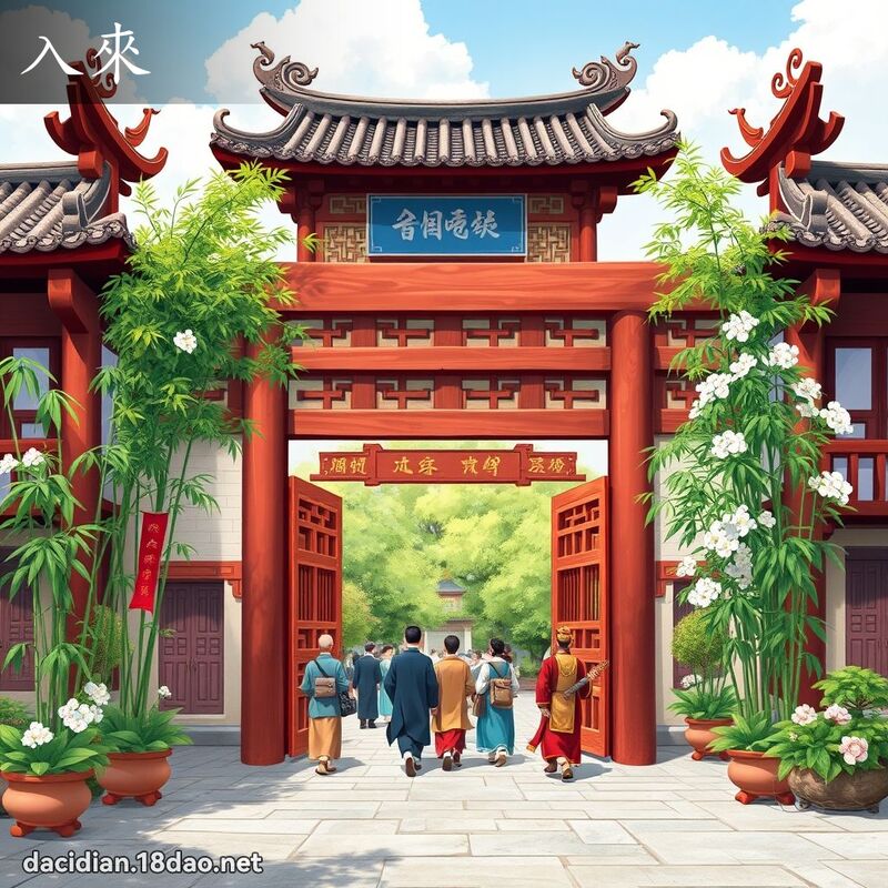 入来 - 国语大辞典配图