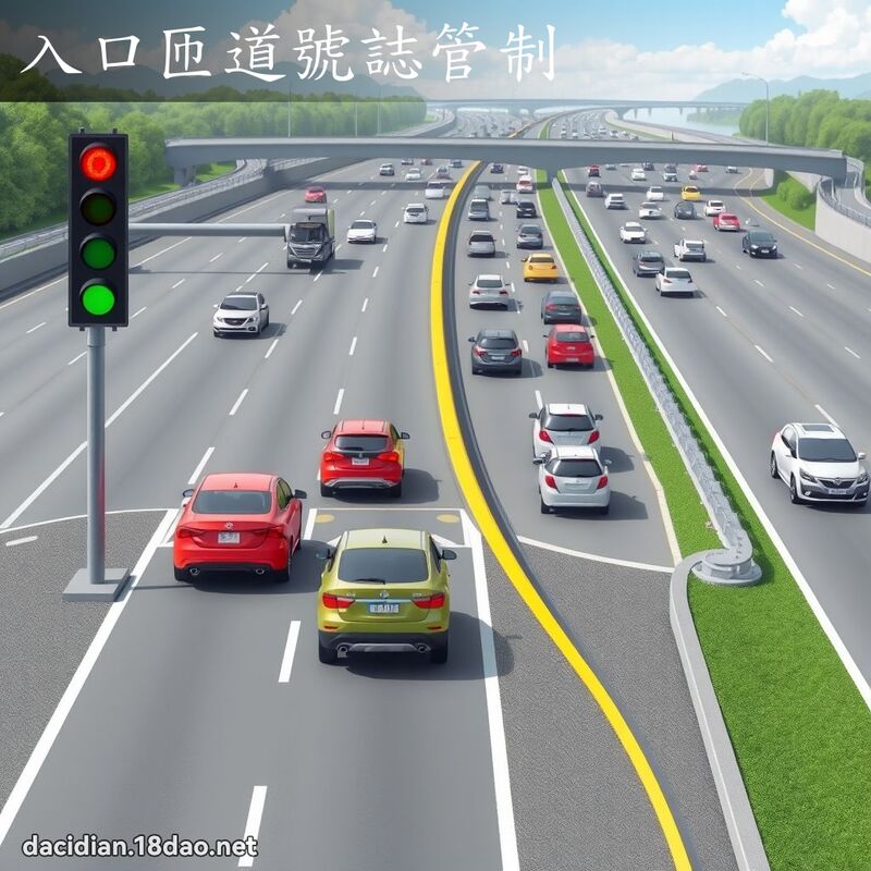 入口匝道号誌管制 - 国语大辞典配图