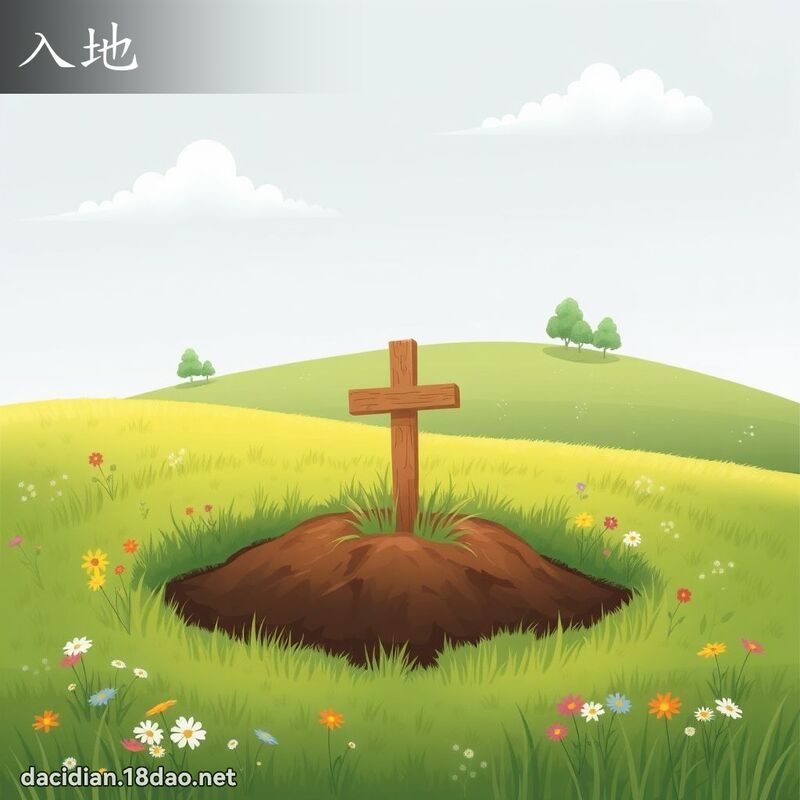 入地 - 国语大辞典配图