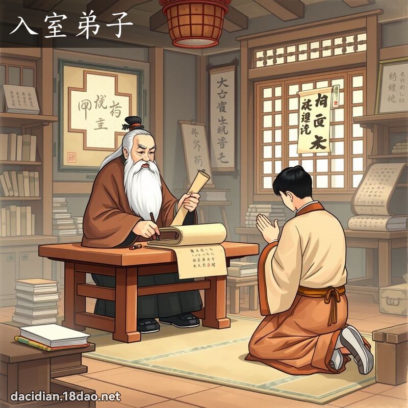 入室弟子 - 國語大辭典配圖