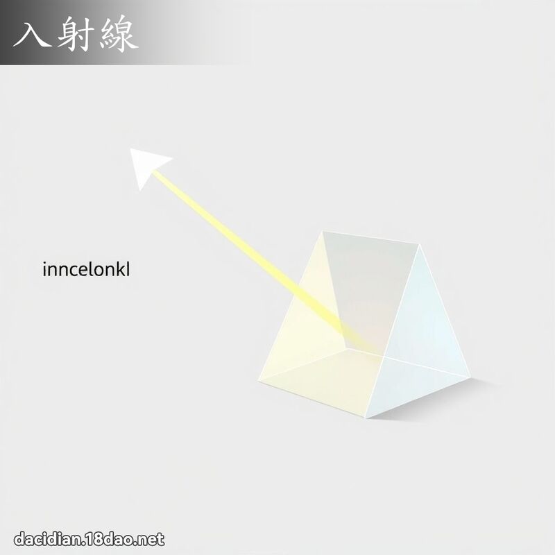 入射線 - 國語大辭典配圖