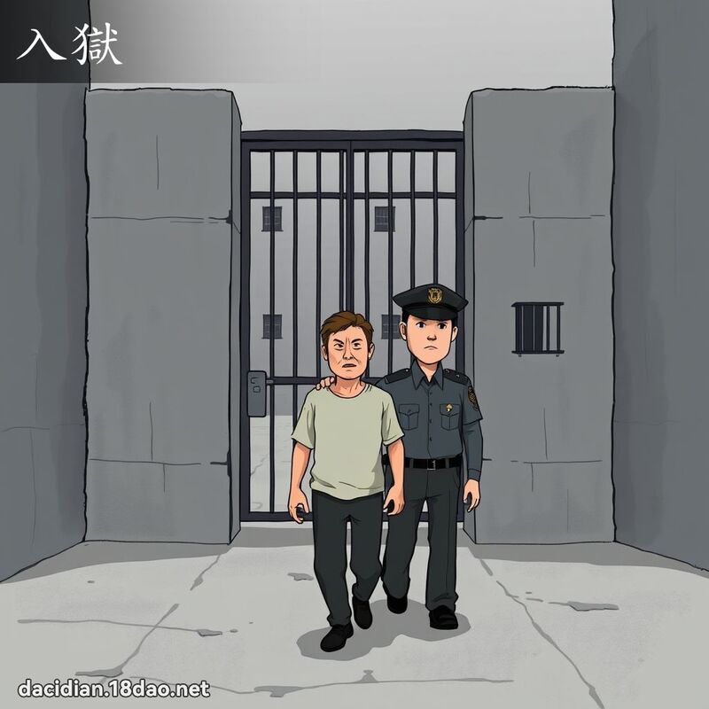 入獄 - 國語大辭典配圖