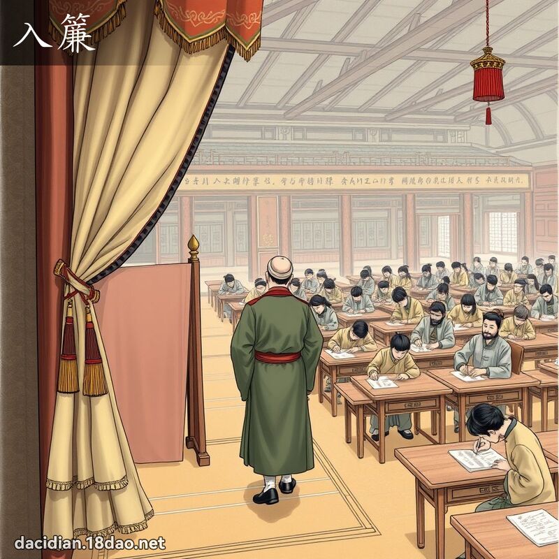 入簾 - 國語大辭典配圖