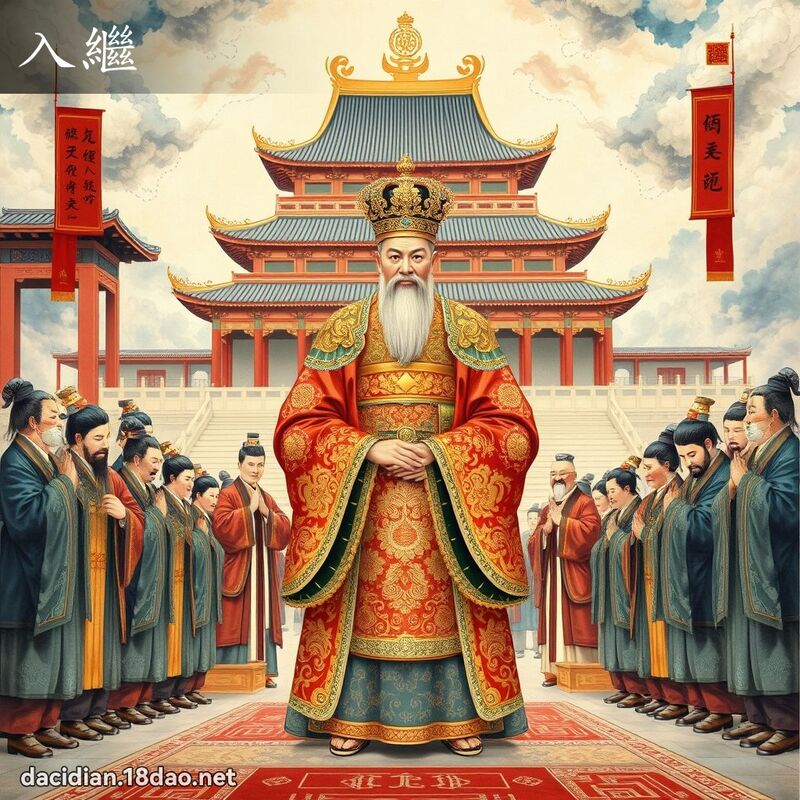 入继 - 国语大辞典配图