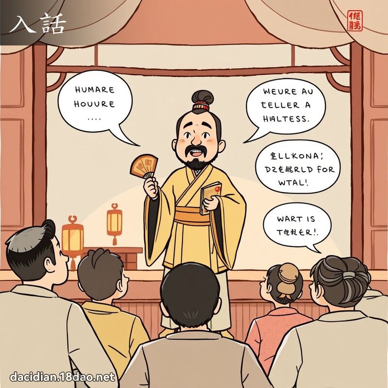 入話 - 國語大辭典配圖