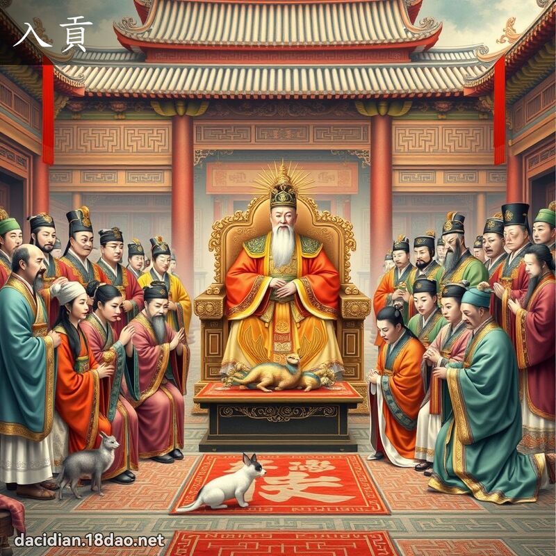 入贡 - 国语大辞典配图