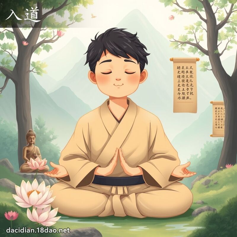 入道 - 国语大辞典配图