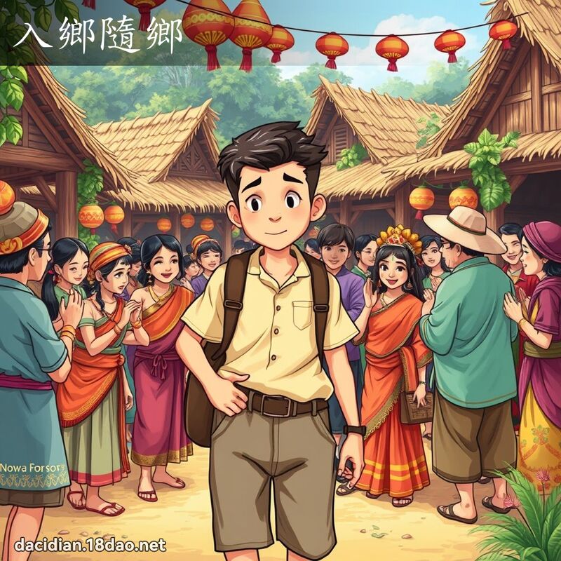 入乡隨乡 - 国语大辞典配图