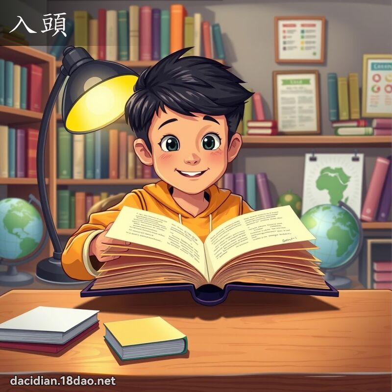 入头 - 国语大辞典配图