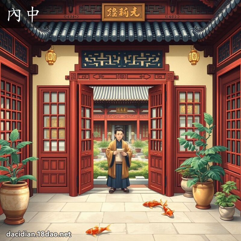 內中 - 国语大辞典配图
