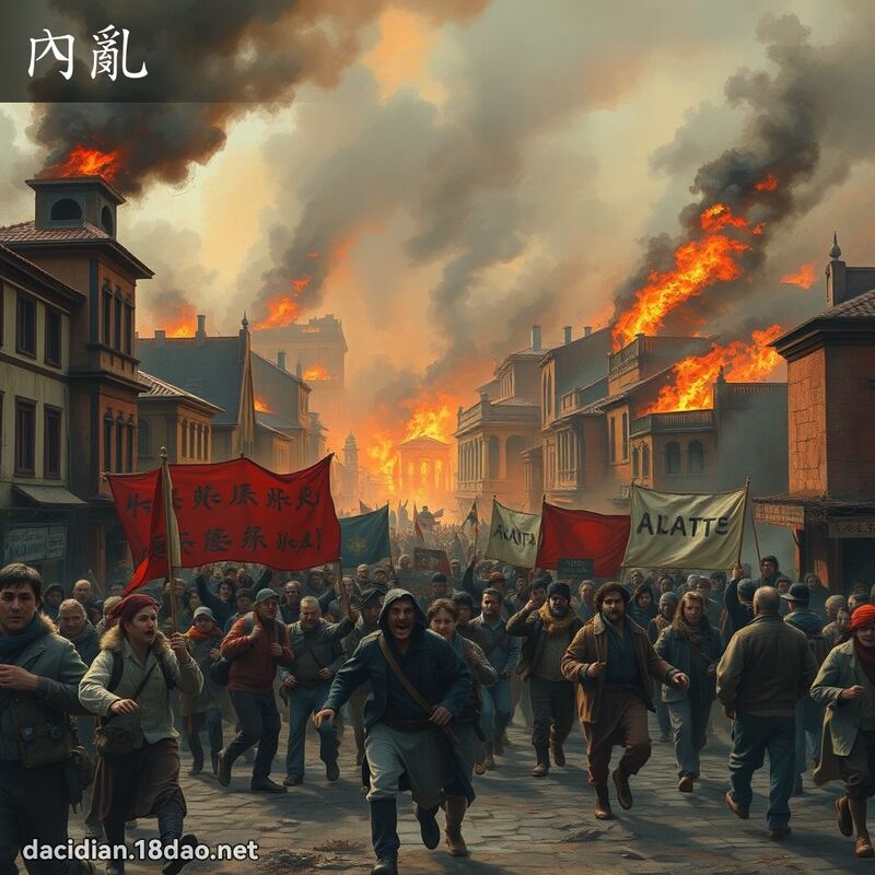 內乱 - 国语大辞典配图